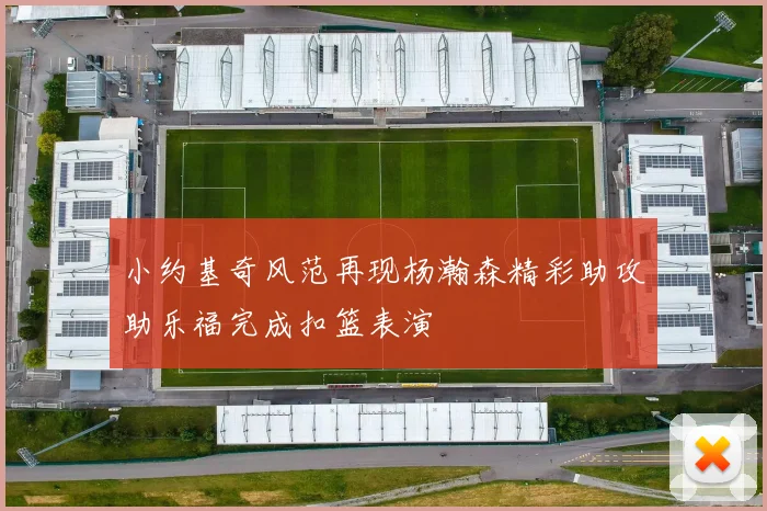 小约基奇风范再现杨瀚森精彩助攻助乐福完成扣篮表演